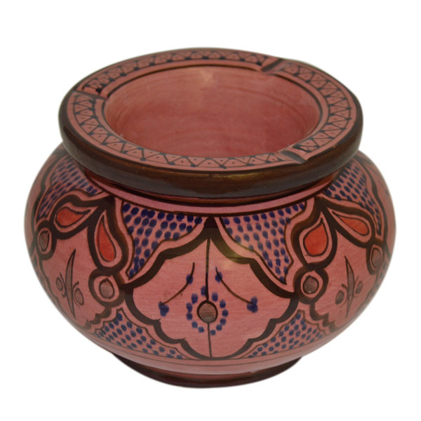 Treasures of Morocco Ceramic Moroccan Handmade Ashtray Wayfair